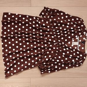 ASOS Brown Polka Dot Mini Dress